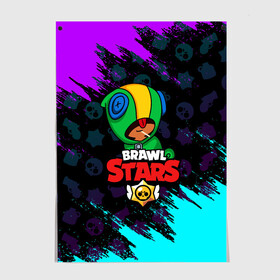 Постер с принтом BRAWL STARS LEON в Кировске, 100% бумага
 | бумага, плотность 150 мг. Матовая, но за счет высокого коэффициента гладкости имеет небольшой блеск и дает на свету блики, но в отличии от глянцевой бумаги не покрыта лаком | brawl stars | bull | colt | crow | leon | stars | берли | бо | брок | ворон | джесси | динамайк | дэррил | кольт | леон | мортис | нита | пайпер | пенни | поко | пэм | рикошет | спайк | фрэнк | шелли | эль примо