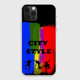Чехол для iPhone 12 Pro Max с принтом City style в Кировске, Силикон |  | city | style | велик | велосипед | велосипедист | графити | граффити | краска | краски. мазки краски | мазки | скуйтборд | спорт | футбол | цветное