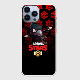 Чехол для iPhone 13 Pro Max с принтом BRAWL STARS CROW в Кировске,  |  | brawl stars | bull | colt | crow | leon | stars | берли | бо | брок | ворон | джесси | динамайк | дэррил | кольт | леон | мортис | нита | пайпер | пенни | поко | пэм | рикошет | спайк | фрэнк | шелли | эль примо