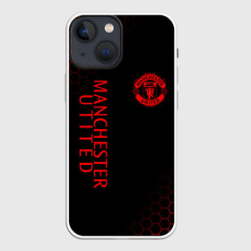 Чехол для iPhone 13 mini с принтом МАНЧЕСТЕР ЮНАЙТЕД в Кировске,  |  | fc | fcmu | football | football club | manchester united | red devils | sport | красные дьяволы | манчестер юнайтед | спорт | фк | фкмю | футбол | футбольный клуб