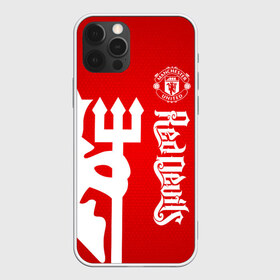 Чехол для iPhone 12 Pro Max с принтом Манчестер Юнайтед в Кировске, Силикон |  | manchester | manchester united | mufc | red devils | красные дьяволы | манчестер | манчестер юнайтед | фанатская | футбольная | футбольный клуб | юнайтед