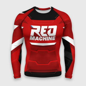 Мужской рашгард 3D с принтом Red Machine в Кировске,  |  | hockey | red | russia | team | красная | машина | россия | сборная | хоккей