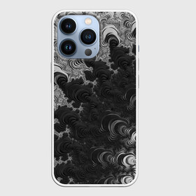 Чехол для iPhone 13 Pro с принтом Абстракция в Кировске,  |  | 3d | абстрактно | абстрактные | абстрактный | абстракция | волнистое | волнистый | дым | дымка | дымный | дымом | дыму | краска | темный | узор | узоры | чернила | черный