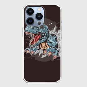 Чехол для iPhone 13 Pro с принтом T Rex в Кировске,  |  | Тематика изображения на принте: art | dino | dinos | dinosaur | raptor | style | trex | velociraptor | арт | динозавр | мир юрского периода | ти рекс | ящер