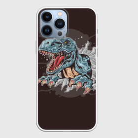 Чехол для iPhone 13 Pro Max с принтом T Rex в Кировске,  |  | Тематика изображения на принте: art | dino | dinos | dinosaur | raptor | style | trex | velociraptor | арт | динозавр | мир юрского периода | ти рекс | ящер