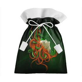 Подарочный 3D мешок с принтом Медуза в Кировске, 100% полиэстер | Размер: 29*39 см | Тематика изображения на принте: art | medusa | глаза | горгона | девушка | змеи | медуза