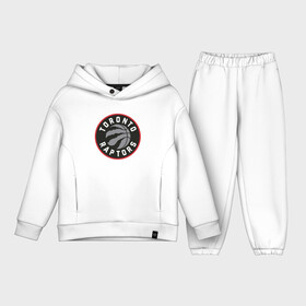 Детский костюм хлопок Oversize с принтом Toronto Raptors Logo в Кировске,  |  | nba | raptors | toronto | toronto raptors | баскетбол | нба | рапторс | рэпторс | спорт | торонто | торонто рапторс | торонто рэпторс