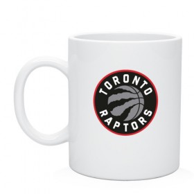 Кружка с принтом Toronto Raptors Logo в Кировске, керамика | объем — 330 мл, диаметр — 80 мм. Принт наносится на бока кружки, можно сделать два разных изображения | Тематика изображения на принте: nba | raptors | toronto | toronto raptors | баскетбол | нба | рапторс | рэпторс | спорт | торонто | торонто рапторс | торонто рэпторс