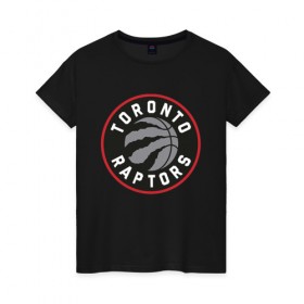 Женская футболка хлопок с принтом Toronto Raptors Logo в Кировске, 100% хлопок | прямой крой, круглый вырез горловины, длина до линии бедер, слегка спущенное плечо | nba | raptors | toronto | toronto raptors | баскетбол | нба | рапторс | рэпторс | спорт | торонто | торонто рапторс | торонто рэпторс