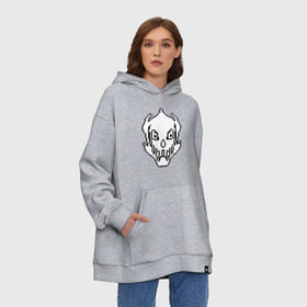 Худи SuperOversize хлопок с принтом UNDERTALE в Кировске, 70% хлопок, 30% полиэстер, мягкий начес внутри | карман-кенгуру, эластичная резинка на манжетах и по нижней кромке, двухслойный капюшон
 | asriel dreemurr | chara | frisk | gaster blaster | sans | undertale | азриэль дримурр | андертейл | андрайн | гастер | меттатон | санс | фриск | чара