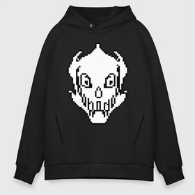 Мужское худи Oversize хлопок с принтом UNDERTALE в Кировске, френч-терри — 70% хлопок, 30% полиэстер. Мягкий теплый начес внутри —100% хлопок | боковые карманы, эластичные манжеты и нижняя кромка, капюшон на магнитной кнопке | asriel dreemurr | chara | frisk | gaster blaster | sans | undertale | азриэль дримурр | андертейл | андрайн | гастер | меттатон | санс | фриск | чара