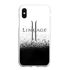 Чехол для iPhone XS Max матовый с принтом LINEAGE 2 в Кировске, Силикон | Область печати: задняя сторона чехла, без боковых панелей | armor | characters | erak note | kim sung hwan | lineage | lineage 2 | lineage antharas | lineage eternal | minimalism | shield | twilight resistance | warrior | персонажи