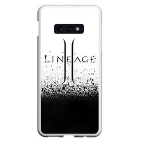 Чехол для Samsung S10E с принтом LINEAGE 2 в Кировске, Силикон | Область печати: задняя сторона чехла, без боковых панелей | armor | characters | erak note | kim sung hwan | lineage | lineage 2 | lineage antharas | lineage eternal | minimalism | shield | twilight resistance | warrior | персонажи