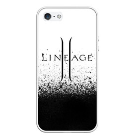 Чехол для iPhone 5/5S матовый с принтом LINEAGE 2 в Кировске, Силикон | Область печати: задняя сторона чехла, без боковых панелей | armor | characters | erak note | kim sung hwan | lineage | lineage 2 | lineage antharas | lineage eternal | minimalism | shield | twilight resistance | warrior | персонажи