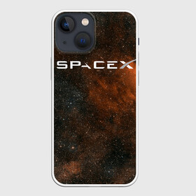 Чехол для iPhone 13 mini с принтом SPACE X в Кировске,  |  | cosmos | elon musk | galaxy | mars | robot | rockets | space | space x | tesla | universe | андроид | галактика | илон маск | космос | марс | пришельцы | ракеты | робот | спейс икс | тесла