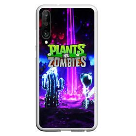 Чехол для Honor P30 с принтом PLANTS VS ZOMBIES в Кировске, Силикон | Область печати: задняя сторона чехла, без боковых панелей | Тематика изображения на принте: garden warfare | plants | plants vs. zombies | plants vs. zombies: garden warfare | popcap | zombies | кактус | картошка | подсолнух | растения против зомби | сад