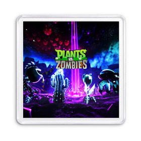 Магнит 55*55 с принтом PLANTS VS.ZOMBIES в Кировске, Пластик | Размер: 65*65 мм; Размер печати: 55*55 мм | garden warfare | plants | plants vs. zombies | plants vs. zombies: garden warfare | popcap | zombies | кактус | картошка | подсолнух | растения против зомби | сад