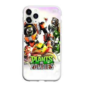 Чехол для iPhone 11 Pro Max матовый с принтом Plants vs Zombies в Кировске, Силикон |  | Тематика изображения на принте: garden warfare | plants | plants vs. zombies | plants vs. zombies: garden warfare | popcap | zombies | кактус | картошка | подсолнух | растения против зомби | сад