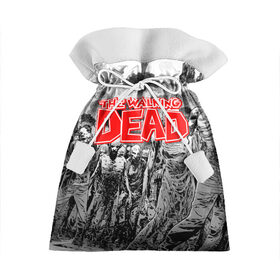 Подарочный 3D мешок с принтом Walking Dead [2] в Кировске, 100% полиэстер | Размер: 29*39 см | walking dead | зомби | ходячие мертвецы
