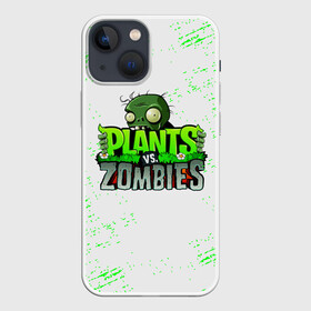 Чехол для iPhone 13 mini с принтом Plants vs. Zombies в Кировске,  |  | plants vs. zombies | зомби | игра | компьютерная игра | против | растения | растения против зомби