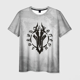 Мужская футболка 3D с принтом Darksiders в Кировске, 100% полиэфир | прямой крой, круглый вырез горловины, длина до линии бедер | ад | ангелы | апокалипсис | демоны | дьяволы | знаки | лого | логотип | орда | раздор