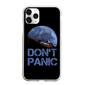 Чехол для iPhone 11 Pro матовый с принтом Dont Panic в Кировске, Силикон |  | 2022 | cat | elon | galaxy | mars | moon | musk | nasa | space | spacex | tesla | вселенная | галактика | звезды | илон | космонавт | космос | луна | марс | маск | наса | скафандр | тесла