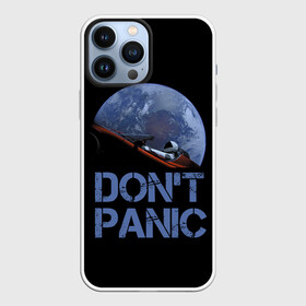 Чехол для iPhone 13 Pro Max с принтом Dont Panic в Кировске,  |  | Тематика изображения на принте: 2022 | cat | elon | galaxy | mars | moon | musk | nasa | space | spacex | tesla | вселенная | галактика | звезды | илон | космонавт | космос | луна | марс | маск | наса | скафандр | тесла