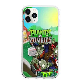 Чехол для iPhone 11 Pro Max матовый с принтом PLANTS VS ZOMBIES в Кировске, Силикон |  | Тематика изображения на принте: garden warfare | plants | plants vs. zombies | plants vs. zombies: garden warfare | popcap | zombies | кактус | картошка | подсолнух | растения против зомби | сад