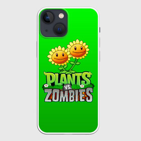 Чехол для iPhone 13 mini с принтом PLANTS VS ZOMBIES в Кировске,  |  | battle | plants | plants vs zombies | pvsz | vs | zombies | растения против зомби