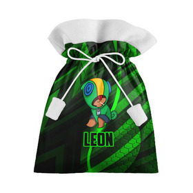 Подарочный 3D мешок с принтом BRAWL STARS LEON в Кировске, 100% полиэстер | Размер: 29*39 см | android | brawl stars | games | leon | mobile game | stars | игры | леон | мобильные игры