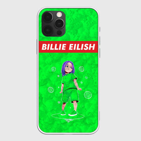 Чехол для iPhone 12 Pro Max с принтом BILLIE EILISH GREEN в Кировске, Силикон |  | bad guy | billie | eilish | ocean eyes | айлиш | билли | девушка | певица | эйлиш