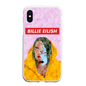 Чехол для iPhone XS Max матовый с принтом BILLIE EILISH в Кировске, Силикон | Область печати: задняя сторона чехла, без боковых панелей | bad guy | billie | eilish | ocean eyes | айлиш | билли | девушка | певица | эйлиш