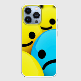 Чехол для iPhone 13 Pro с принтом СМАЙЛИКИ в Кировске,  |  | emoji | настроение | позитив | смайлики | смайлы | стикеры | текстура смайл | улыбки | фон смайл | эмодзи