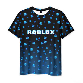 Мужская футболка 3D с принтом Roblox X Marshmello в Кировске, 100% полиэфир | прямой крой, круглый вырез горловины, длина до линии бедер | Тематика изображения на принте: marshmello | roblox | roblox x marshmello | roblox скачать | игра роблокс | роблокс | роблокс играть | роблокс симулятор | скачать роблокс