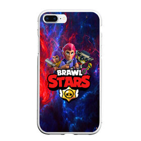 Чехол для iPhone 7Plus/8 Plus матовый с принтом BRAWL STARS в Кировске, Силикон | Область печати: задняя сторона чехла, без боковых панелей | brawl stars | bull | colt | crow | leon | stars | берли | бо | брок | ворон | джесси | динамайк | дэррил | кольт | леон | мортис | нита | пайпер | пенни | поко | пэм | рикошет | спайк | фрэнк | шелли | эль примо