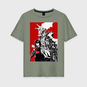 Женская футболка хлопок Oversize с принтом Babymetal fan art в Кировске, 100% хлопок | свободный крой, круглый ворот, спущенный рукав, длина до линии бедер
 | heavy | japan | kawaii | metal | music | rock | кавай | метал | музыка | рок | хэви | япония