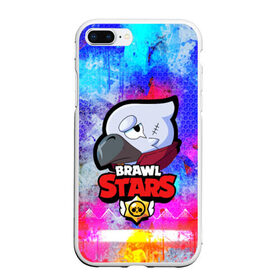 Чехол для iPhone 7Plus/8 Plus матовый с принтом Brawl Stars CROW в Кировске, Силикон | Область печати: задняя сторона чехла, без боковых панелей | android | brawl stars | crow | games | leon | mobile game | stars | ворон | игры | леон | мобильные игры