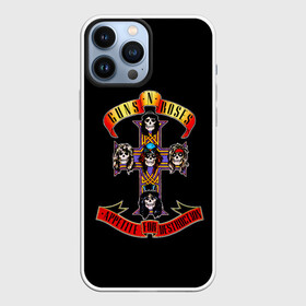 Чехол для iPhone 13 Pro Max с принтом Guns n roses в Кировске,  |  | axl rose | geffen records | gnr | guns | rock | roses | slash | гансы | пистолеты | розы | рок | слеш | эксл роуз