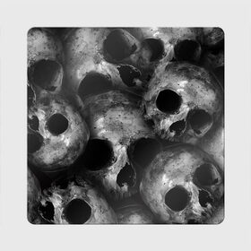 Магнит виниловый Квадрат с принтом Черепа в Кировске, полимерный материал с магнитным слоем | размер 9*9 см, закругленные углы | skull | гот | готика | кости | костлявые | костлявый | неживое | неживой | неживые | нежить | скелет | скелетон | скелетоны | скелеты | череп | черепа | черепки | черепком | черепок | черепом | черепы