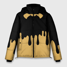 Мужская зимняя куртка 3D с принтом Bendy And The Ink Machine в Кировске, верх — 100% полиэстер; подкладка — 100% полиэстер; утеплитель — 100% полиэстер | длина ниже бедра, свободный силуэт Оверсайз. Есть воротник-стойка, отстегивающийся капюшон и ветрозащитная планка. 

Боковые карманы с листочкой на кнопках и внутренний карман на молнии. | bendy | bendy and the ink machine | бенди | бени | бенни | детская | детям | игра | капли | компьютерная игра | краска | машина | подтеки | розовая | ужастик