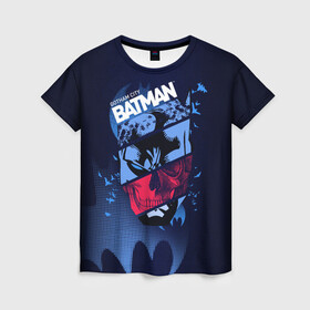 Женская футболка 3D с принтом Gotham City Batman в Кировске, 100% полиэфир ( синтетическое хлопкоподобное полотно) | прямой крой, круглый вырез горловины, длина до линии бедер | bat man | batman | batman comics | caped crusader | dark knight | shtatbat | бетмен | брюс уэйн | бэт мен | бэтмен | тёмный рыцарь