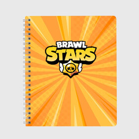 Тетрадь с принтом Brawl Stars в Кировске, 100% бумага | 48 листов, плотность листов — 60 г/м2, плотность картонной обложки — 250 г/м2. Листы скреплены сбоку удобной пружинной спиралью. Уголки страниц и обложки скругленные. Цвет линий — светло-серый
 | brawl | bs | clash line | fails | funny | leon | moments | stars | supercell | tick | бой | босс | бравл | броубол | бс | драка | звезд | осада | поззи | сейф | старс | цель