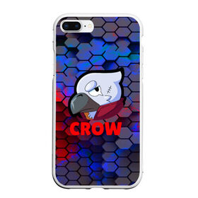 Чехол для iPhone 7Plus/8 Plus матовый с принтом Brawl Stars CROW в Кировске, Силикон | Область печати: задняя сторона чехла, без боковых панелей | android | brawl stars | crow | games | leon | mobile game | stars | ворон | игры | леон | мобильные игры