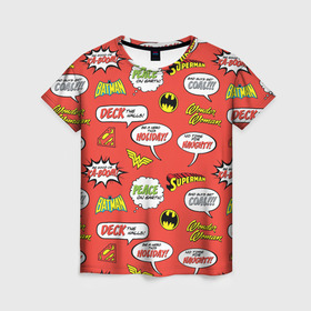 Женская футболка 3D с принтом DC comics logos в Кировске, 100% полиэфир ( синтетическое хлопкоподобное полотно) | прямой крой, круглый вырез горловины, длина до линии бедер | bat man | batman | batman comics | caped crusader | comics | dark knight | shtatbat | бетмен | брюс уэйн | бэт мен | бэтмен | тёмный рыцарь
