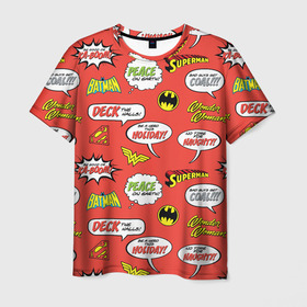 Мужская футболка 3D с принтом DC comics logos в Кировске, 100% полиэфир | прямой крой, круглый вырез горловины, длина до линии бедер | bat man | batman | batman comics | caped crusader | comics | dark knight | shtatbat | бетмен | брюс уэйн | бэт мен | бэтмен | тёмный рыцарь