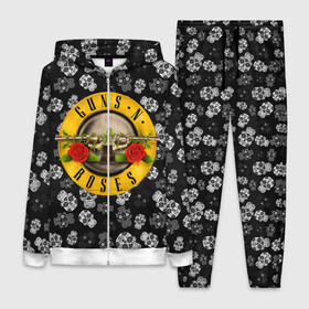 Женский костюм 3D с принтом Guns n roses в Кировске,  |  | axl rose | geffen records | gnr | guns | rock | roses | slash | гансы | пистолеты | розы | рок | слеш | эксл роуз