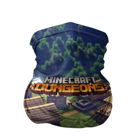 Бандана-труба 3D с принтом Minecraft Dungeons в Кировске, 100% полиэстер, ткань с особыми свойствами — Activecool | плотность 150‒180 г/м2; хорошо тянется, но сохраняет форму | 