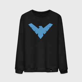 Мужской свитшот хлопок с принтом Nightwing в Кировске, 100% хлопок |  | batman | nightwing | shtatbat | бетмен | бэтмен | найтвинг