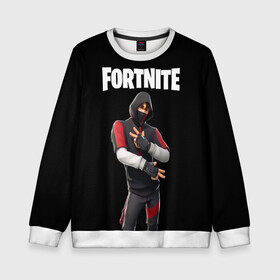 Детский свитшот 3D с принтом FORTNITE IKONIK (КАПЮШОН) в Кировске, 100% полиэстер | свободная посадка, прямой крой, мягкая тканевая резинка на рукавах и понизу свитшота | fnchap2 | fortnite | fortnite 2 | fortnite x | ikonik | marshmello | иконик | маршмелло | фортнайт | фортнайт 2 | фортнайт глава 2