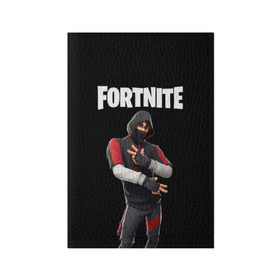 Обложка для паспорта матовая кожа с принтом FORTNITE IKONIK (КАПЮШОН) в Кировске, натуральная матовая кожа | размер 19,3 х 13,7 см; прозрачные пластиковые крепления | fnchap2 | fortnite | fortnite 2 | fortnite x | ikonik | marshmello | иконик | маршмелло | фортнайт | фортнайт 2 | фортнайт глава 2